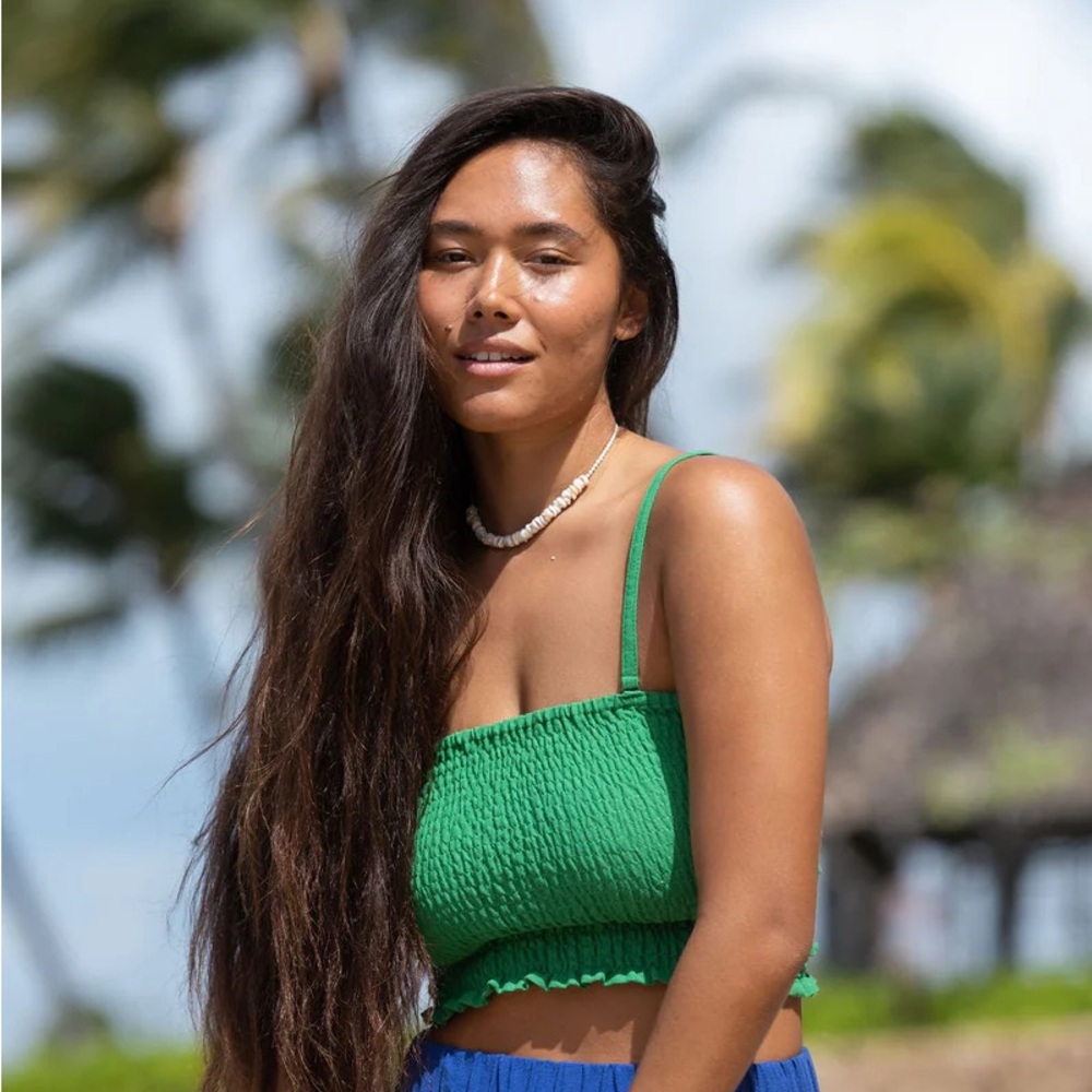 YIREH Rumi Bandeau in Monstera